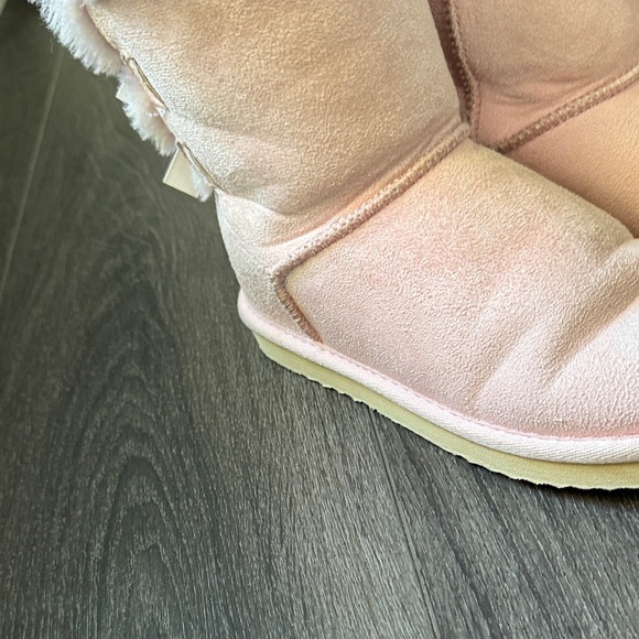 Pink Fur Boots Size 1 - Picture 3 of 10